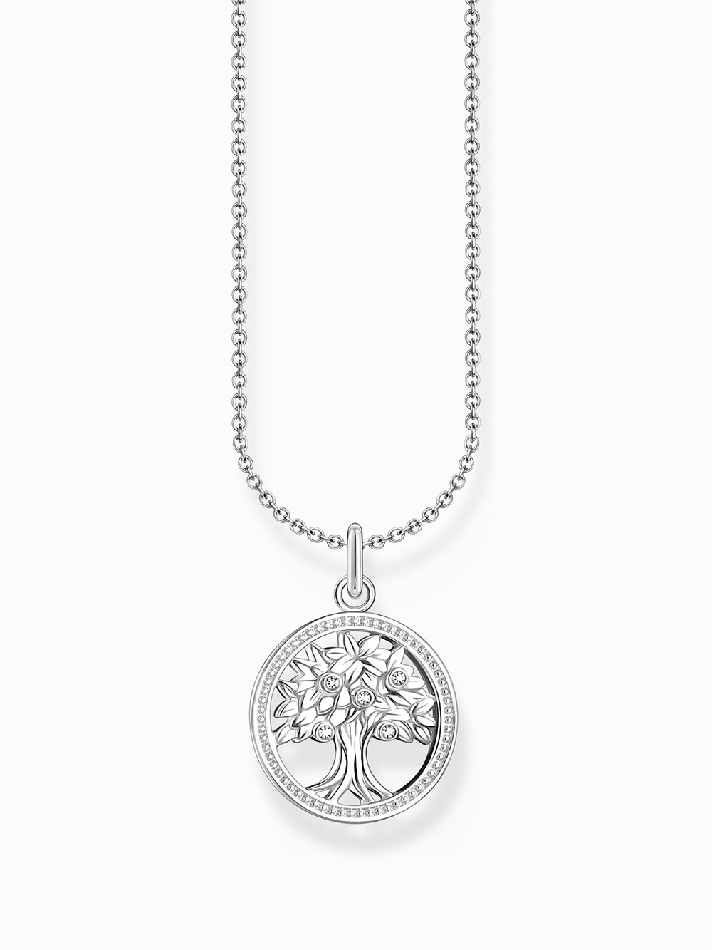 Thomas Sabo KE2214-051-14-L45V Silver necklace with Tree of Love pendant