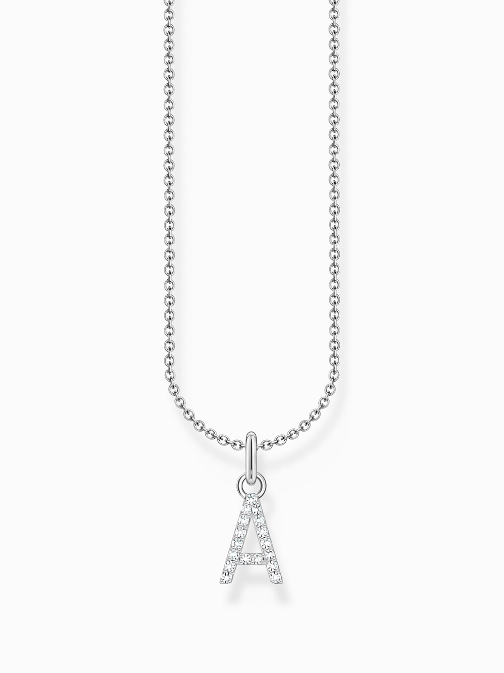 Thomas Sabo KE2240-051-14-L45V Silver necklace letter A