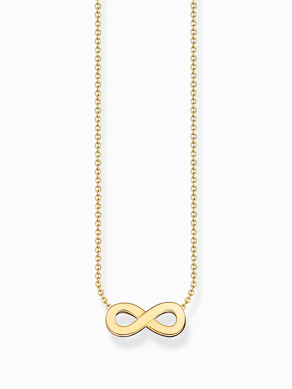 Thomas Sabo KE2221-413-39-L45V Gold-plated chain with infinity pendant
