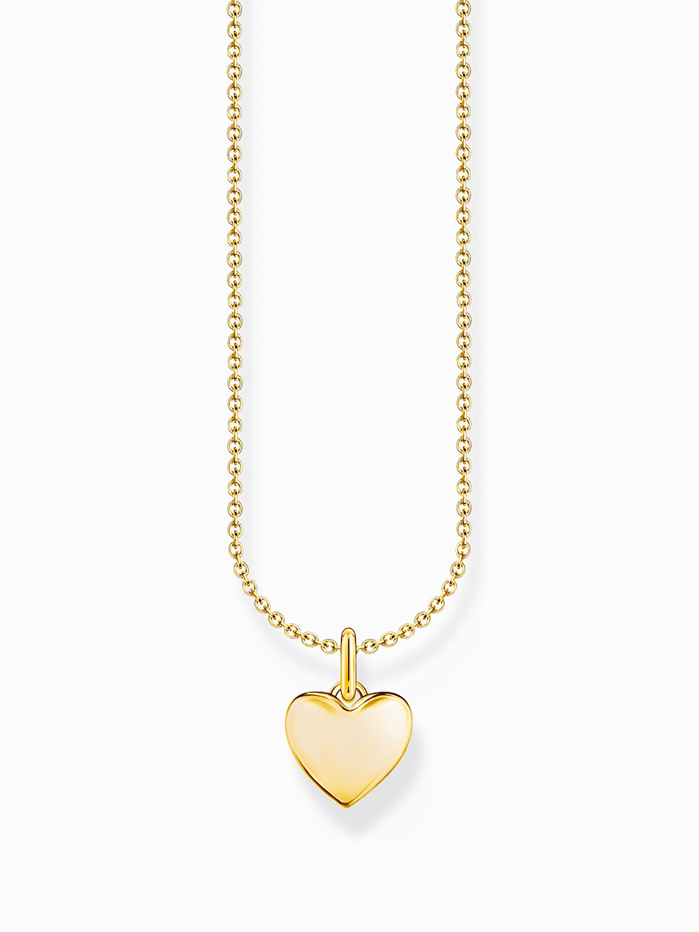 Thomas Sabo KE2234-413-39-L45V Gold-plated necklace with heart pendant