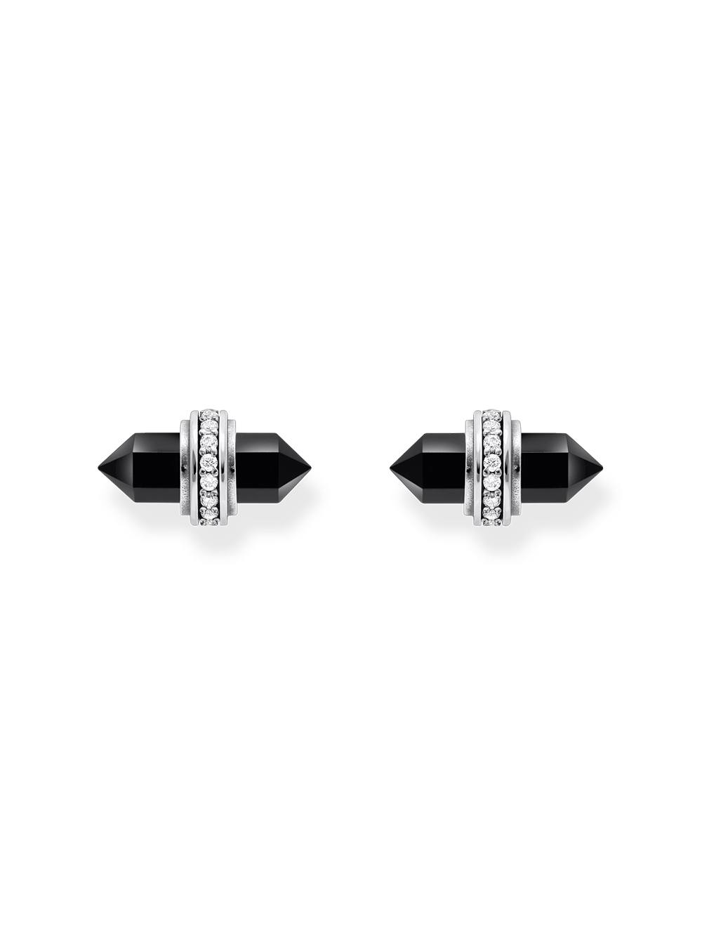 Thomas Sabo H2281-641-11 Silver stud earrings with black onyx