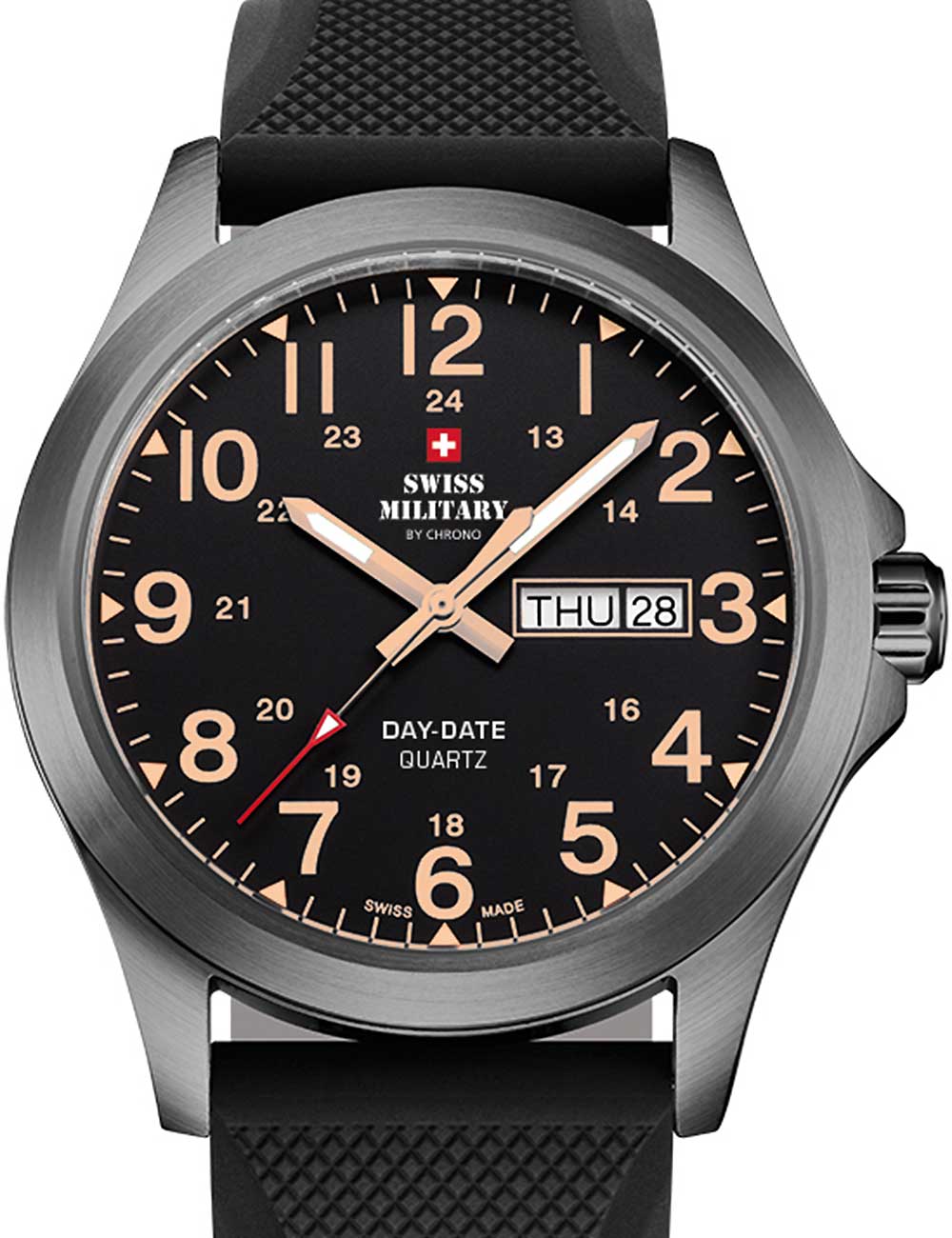 Swiss Military SMP36040.31 Day-Date Quartz 42mm 5ATM