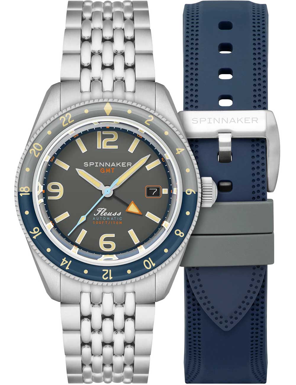 Spinnaker SP-5120-11 Fleuss GMT Automatic Set 43mm 15ATM