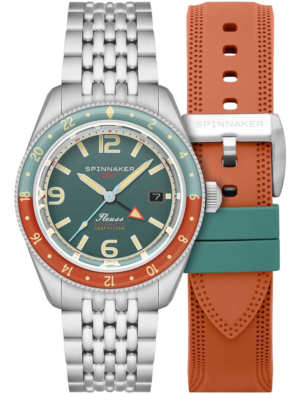 Spinnaker SP-5120-33 Fleuss GMT Automatic Set 43mm 15ATM