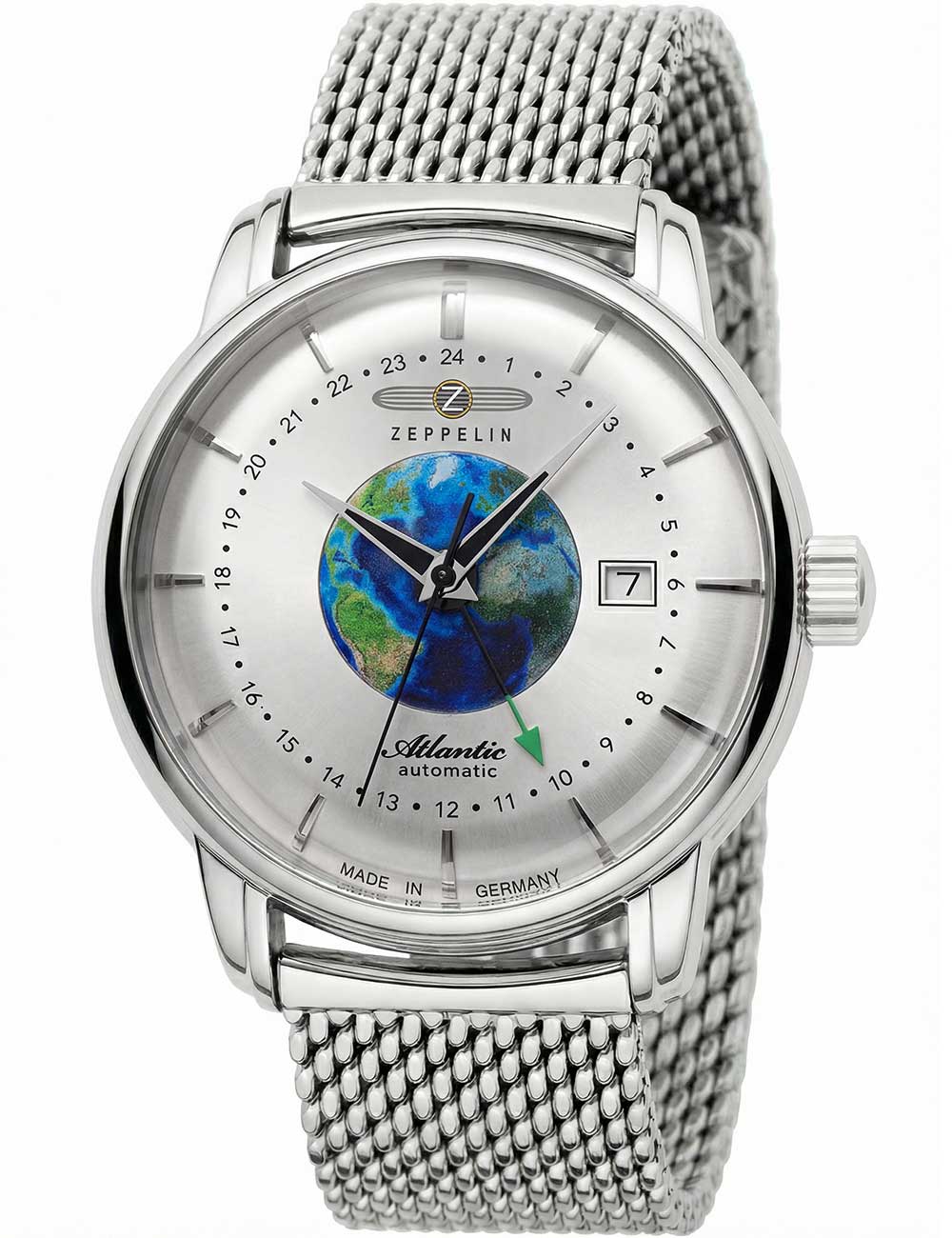Zeppelin 8468M1 Atlantik GMT Automatic 42mm 5ATM