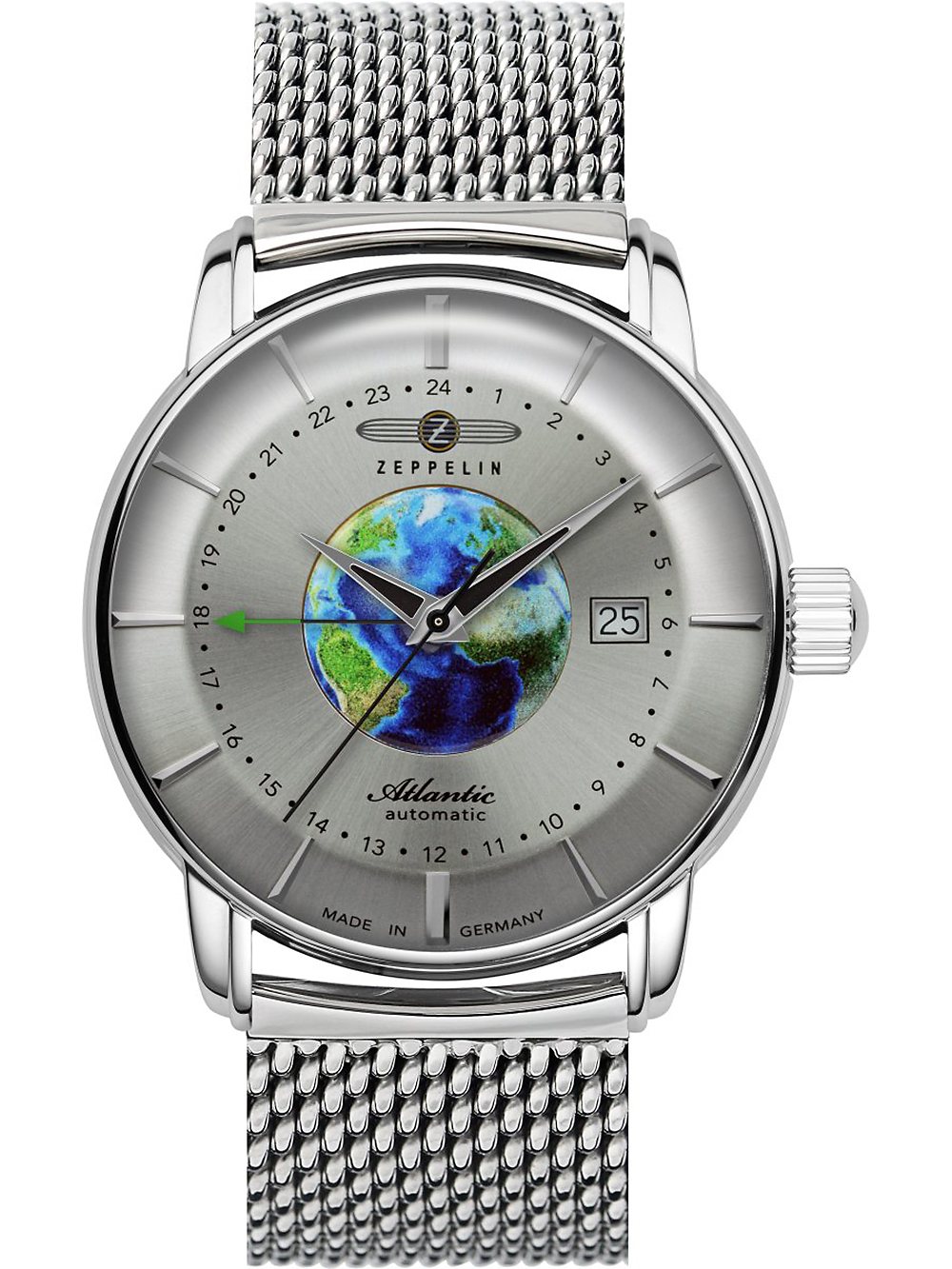 Zeppelin 8468M1 Atlantik GMT Automatic 42mm 5ATM