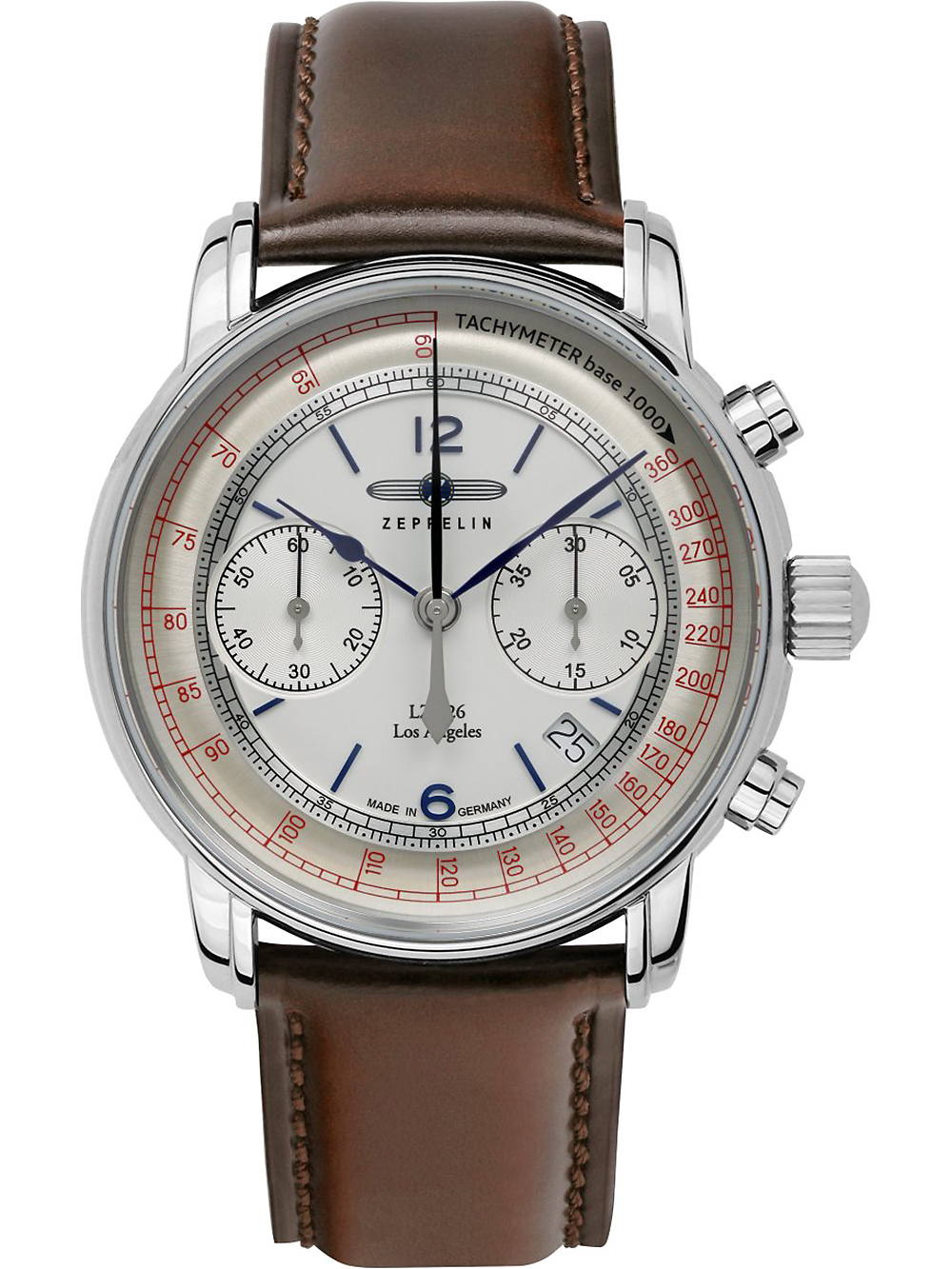 Zeppelin 86145 LZ-126 Automatic Chrono 42mm 5ATM