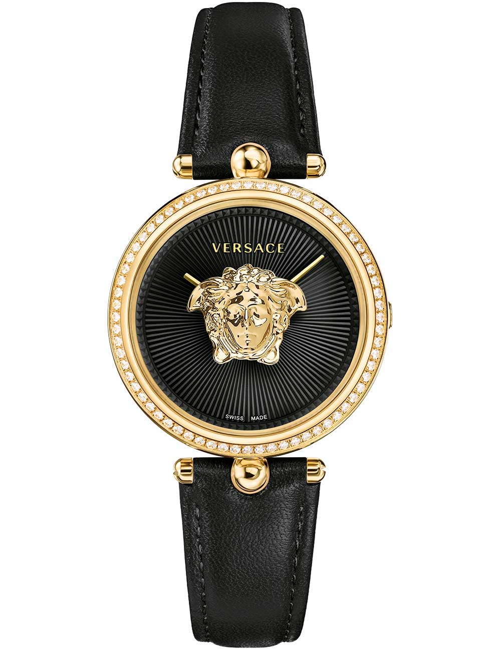 Versace VECQ00818 Palazzo 68 Diamonds 34mm 5ATM