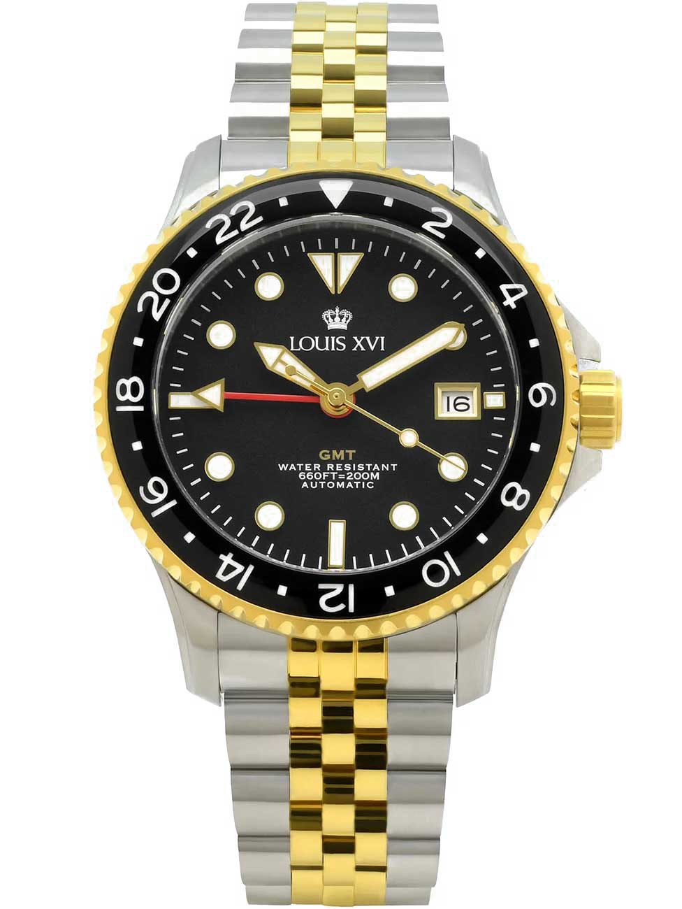 Louis XVI LXVI1432 Mirabeau Automatic GMT 41mm 20ATM