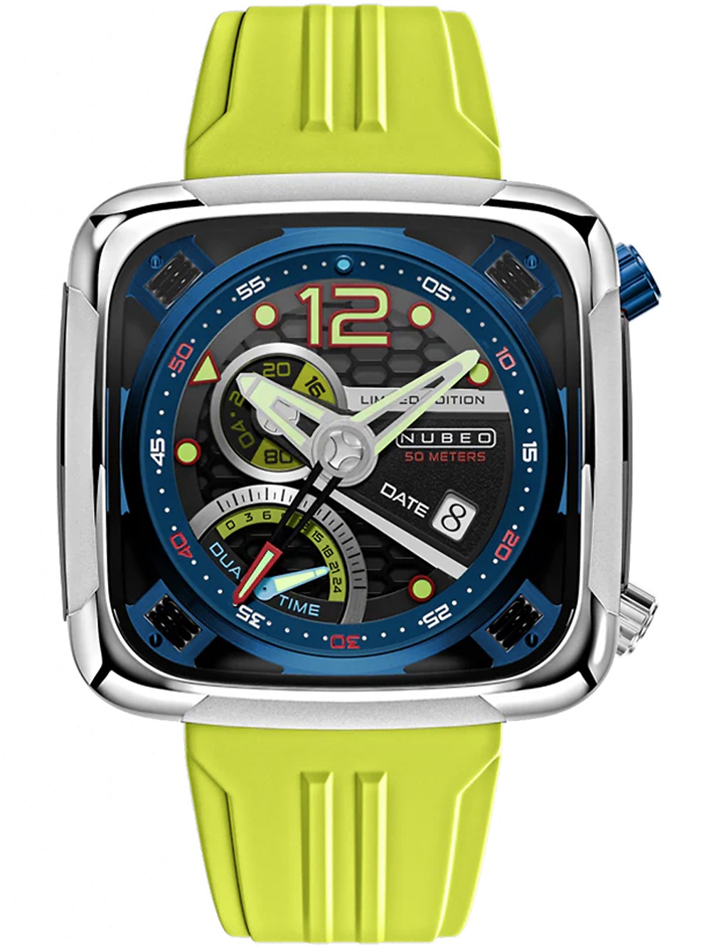 Nubeo NB-6096-01 Ecliptic Dual Time 45mm 5ATM