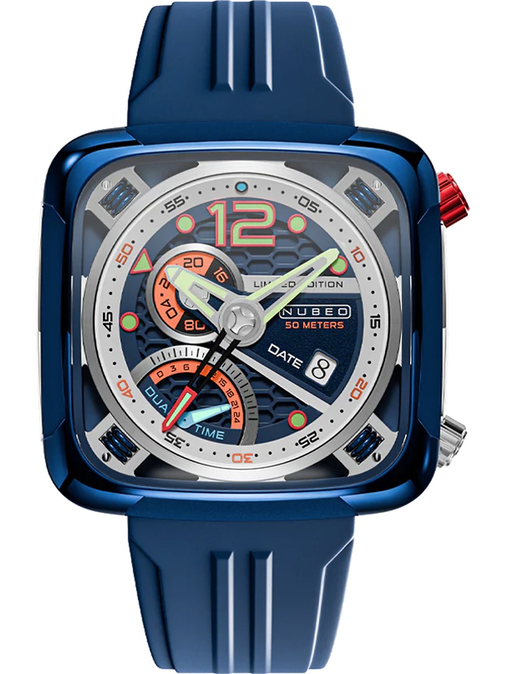 Nubeo NB-6096-03 Ecliptic Dual Time 45mm 5ATM