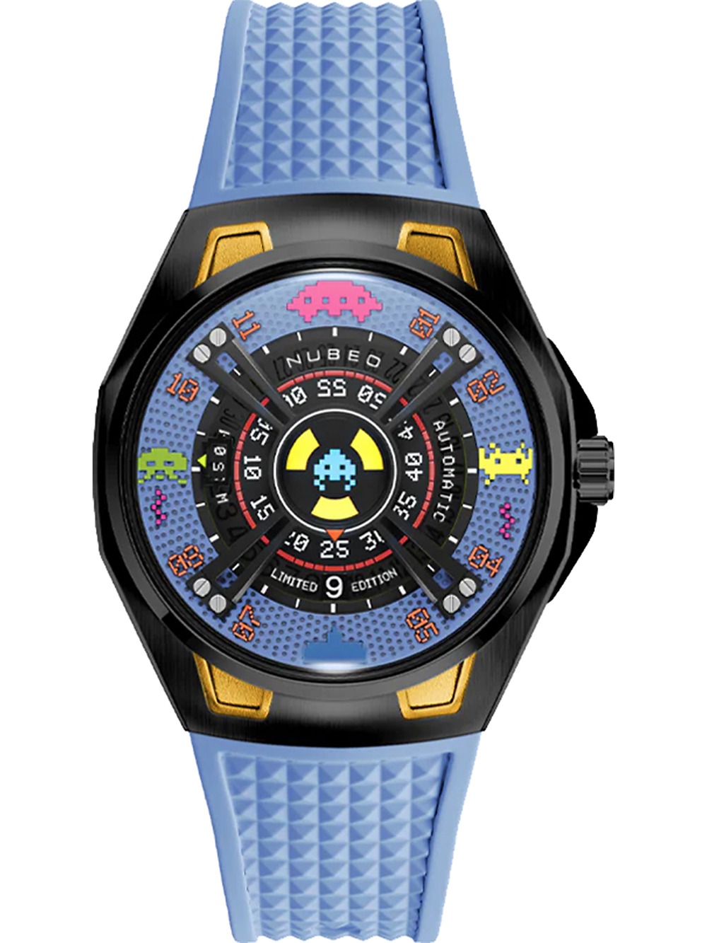 Nubeo NB-6099-SI-03 Space Invaders Limited Edition Automatic 44mm 5ATM