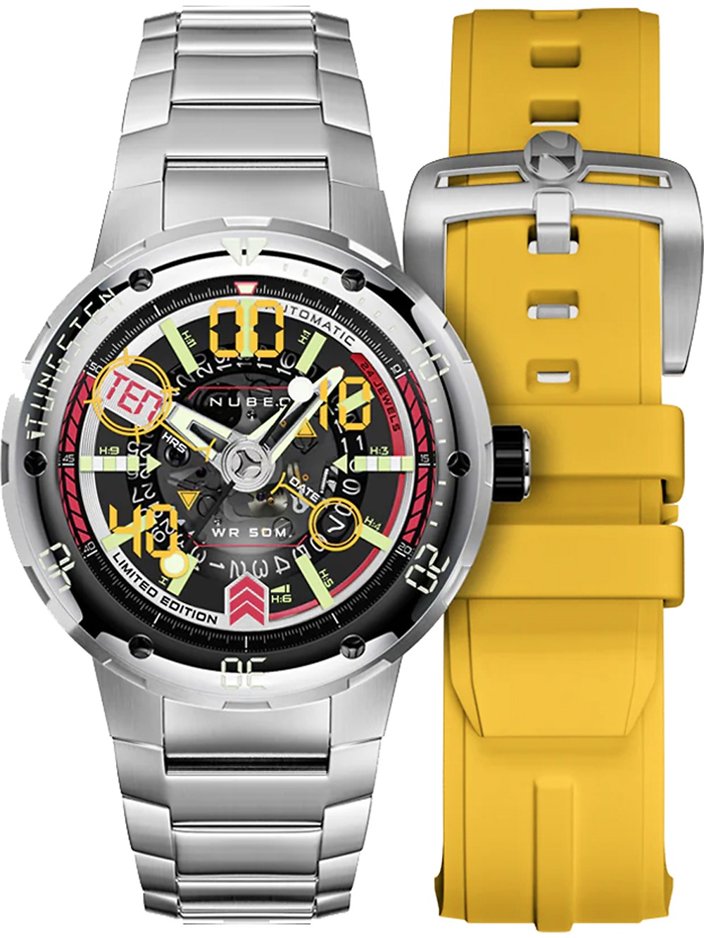 Nubeo NB-6090-11 Mariner 9 Automatic Limited Edition 50mm 5ATM
