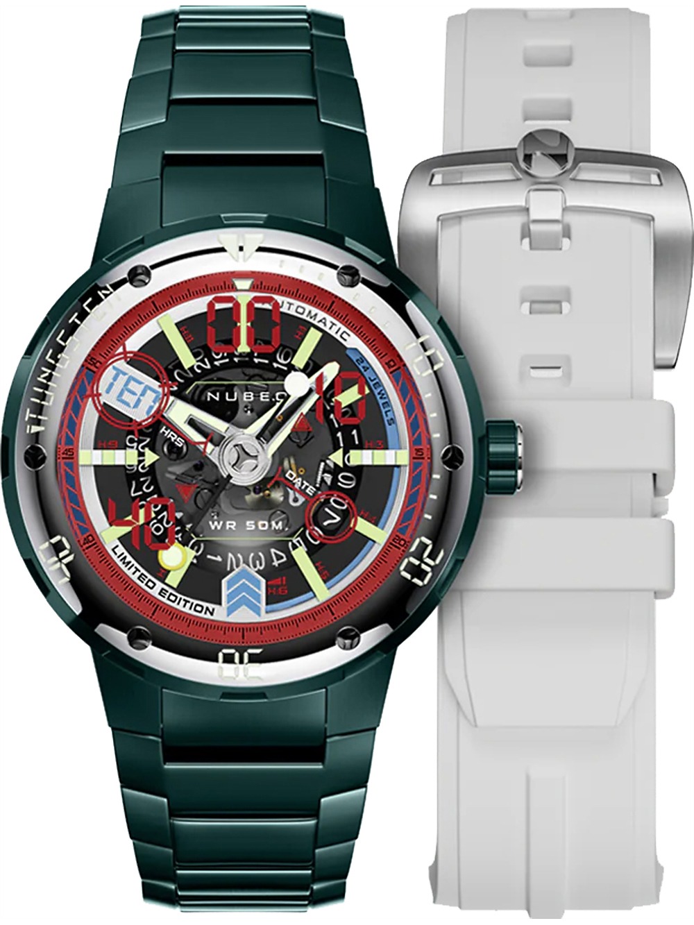Nubeo NB-6090-44 Mariner 9 Automatic Limited Edition 50mm 5ATM