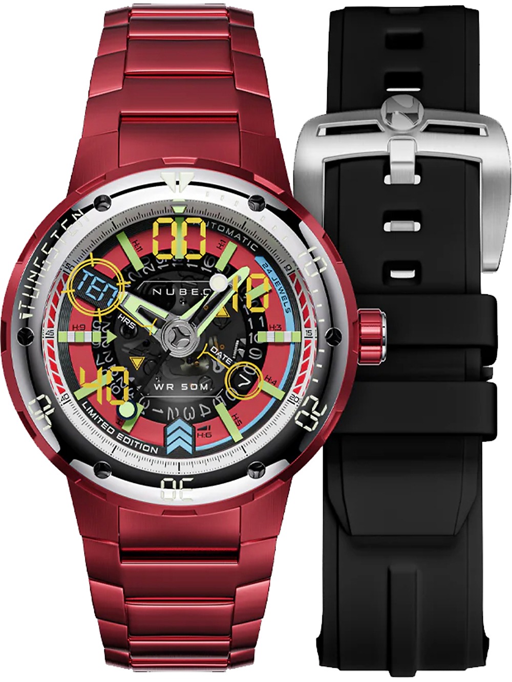 Nubeo NB-6090-55 Mariner 9 Automatic Limited Edition 50mm 5ATM