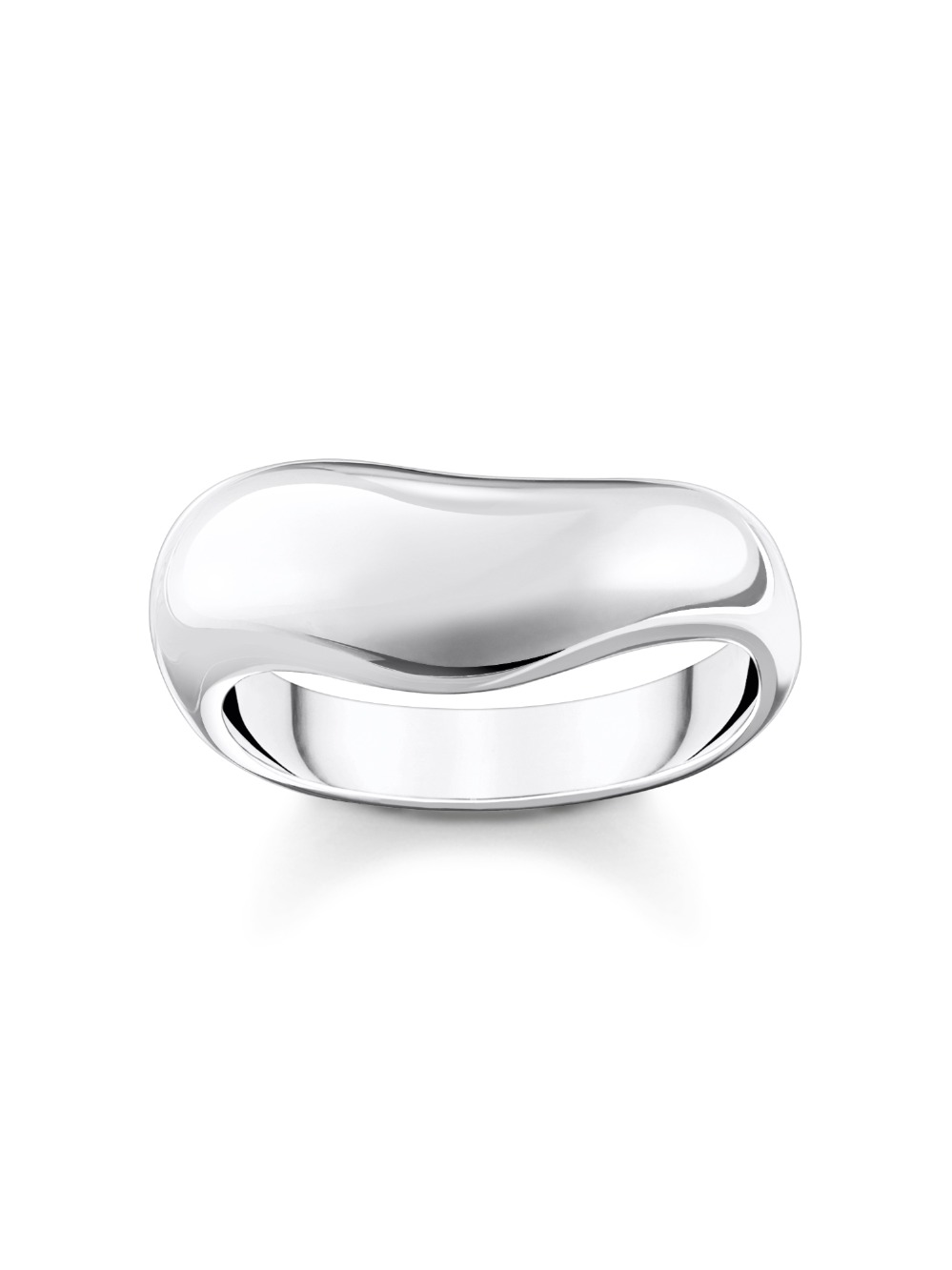 Thomas Sabo TR2473-001-21-54 Bold - Silver prstýnek in curved shape