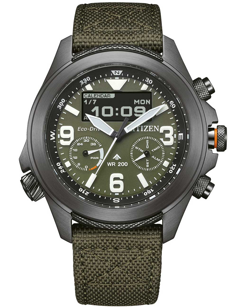 Citizen JV1005-02W Promaster 35th Anniversary Eco-Drive Combination 44mm 20ATM