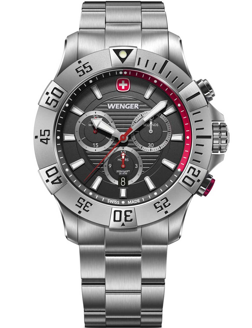 Wenger 01.0643.123 Seaforce Chronograph 43mm 20ATM