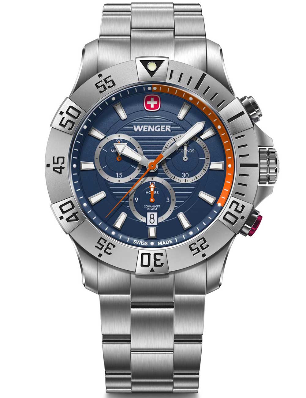 Wenger 01.0643.125 Seaforce Chronograph 43mm 20ATM
