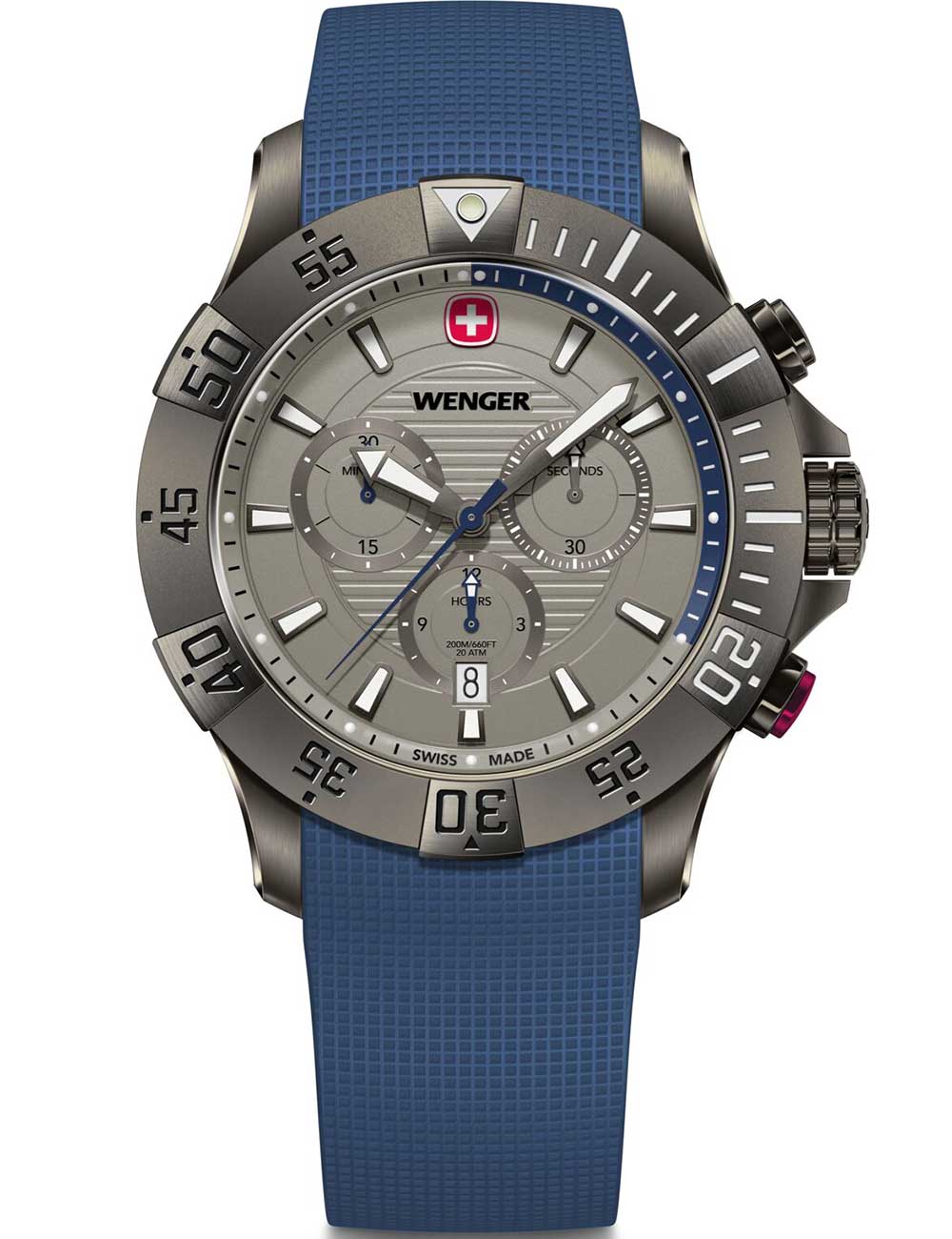 Wenger 01.0643.126 Seaforce Chronograph 43mm 20ATM