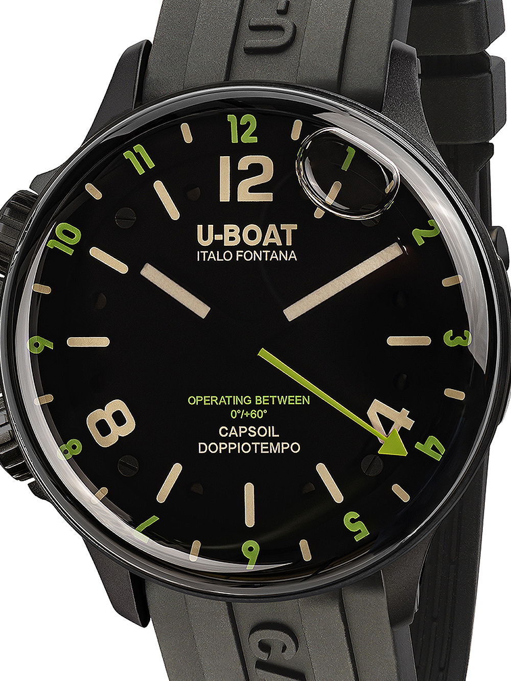 U-Boat 8840/B Capsoil Doppiotempo DLC GMT 45mm