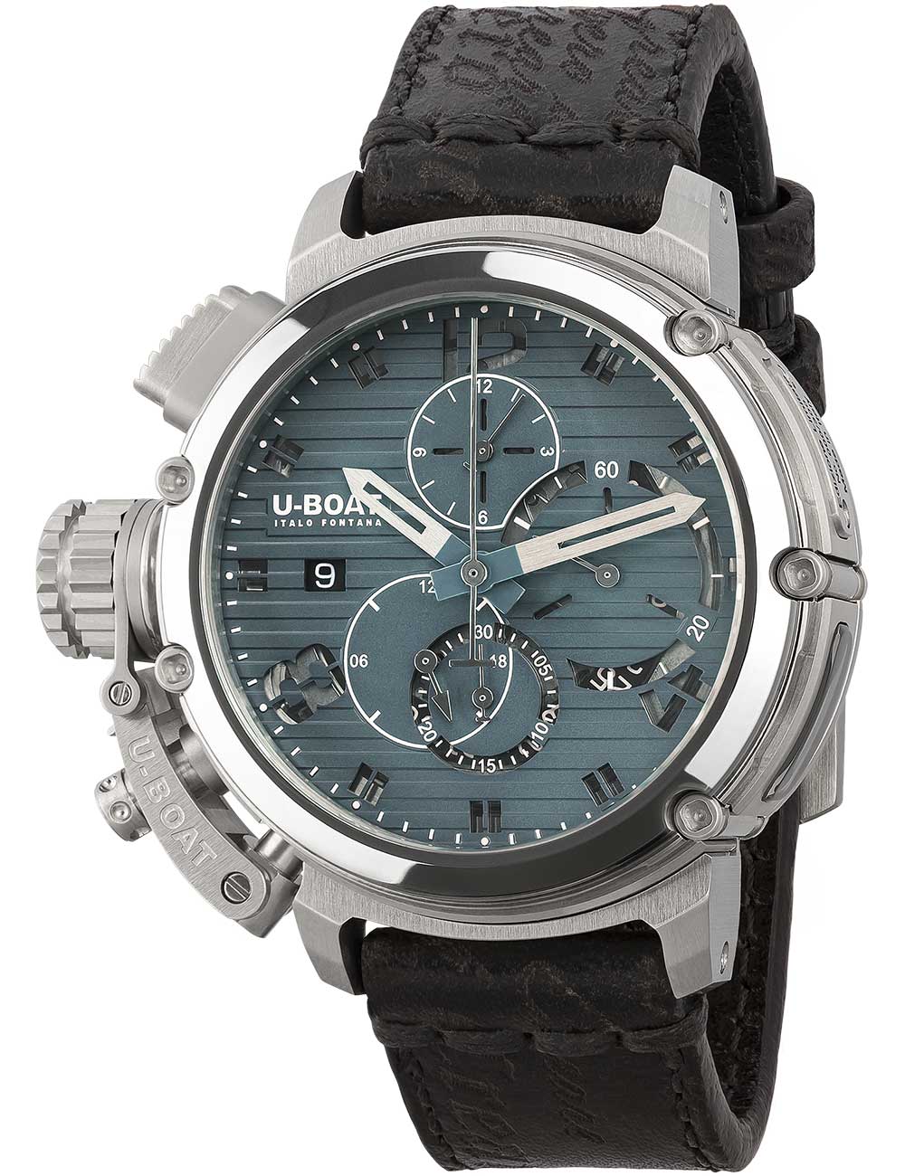 U-Boat 9589 Chimera 46mm Chrono SS Blue Automatic 10ATM