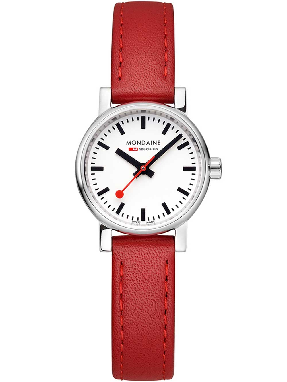 Mondaine MSE.26110.LCV evo2 SBB Set w. 2 Straps 26mm 3ATM