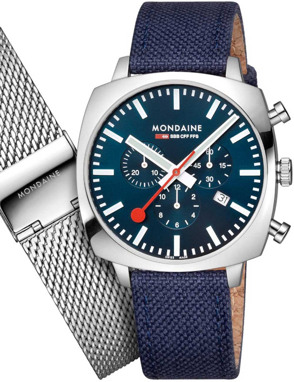 Mondaine MSL.41440.LD.SET GrAnd Cushion Set 41mm 5ATM