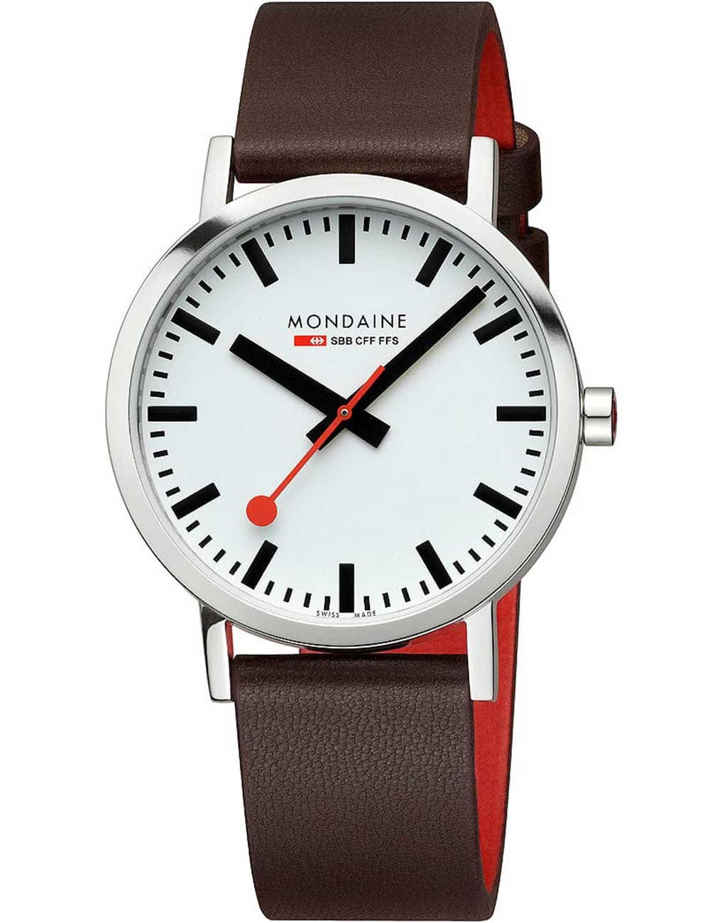 Mondaine A660.30360.11SBGV Classic SBB vegan 40mm 3ATM