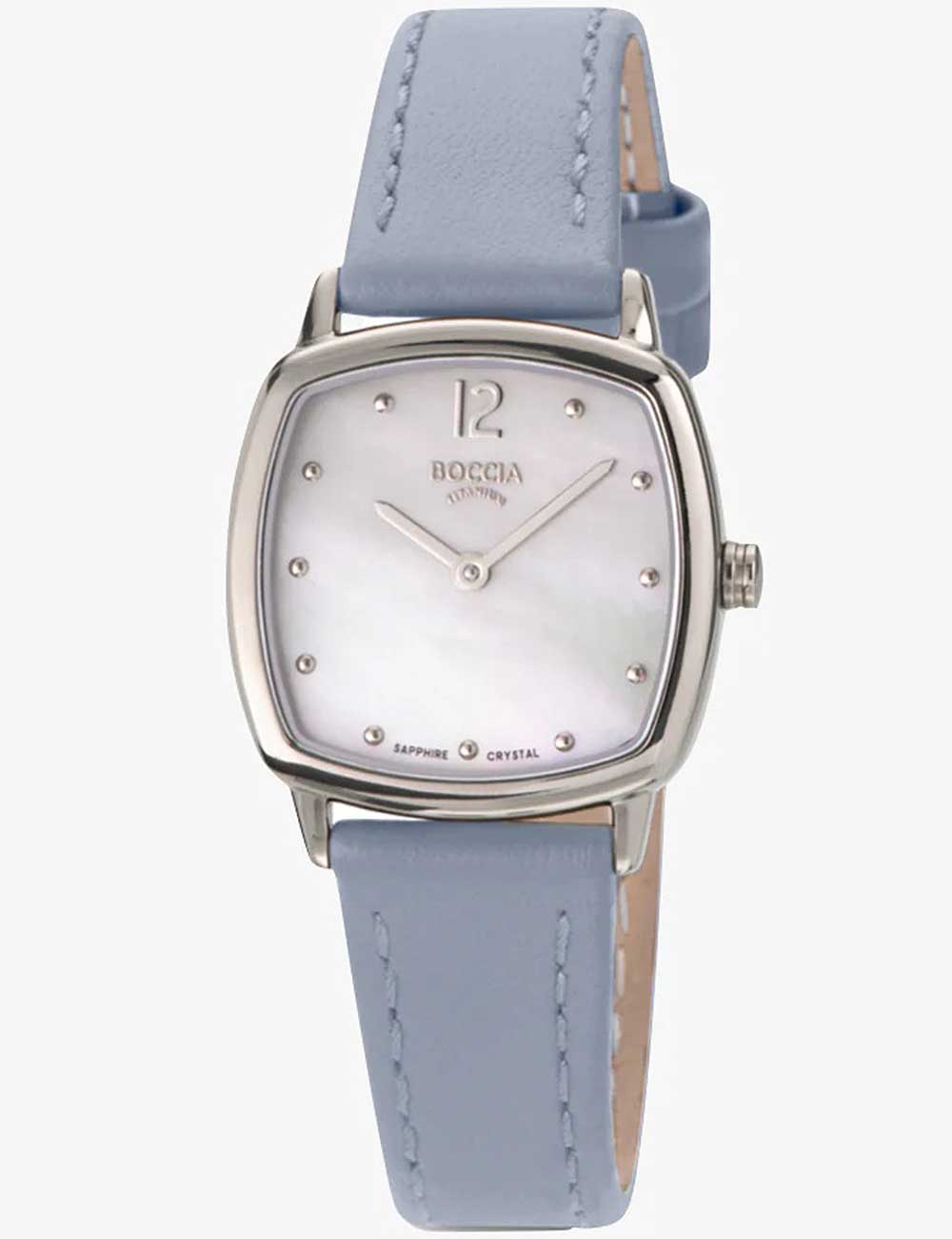 Boccia 3343-05 Titanium Sapphire crystal 25mm 5ATM
