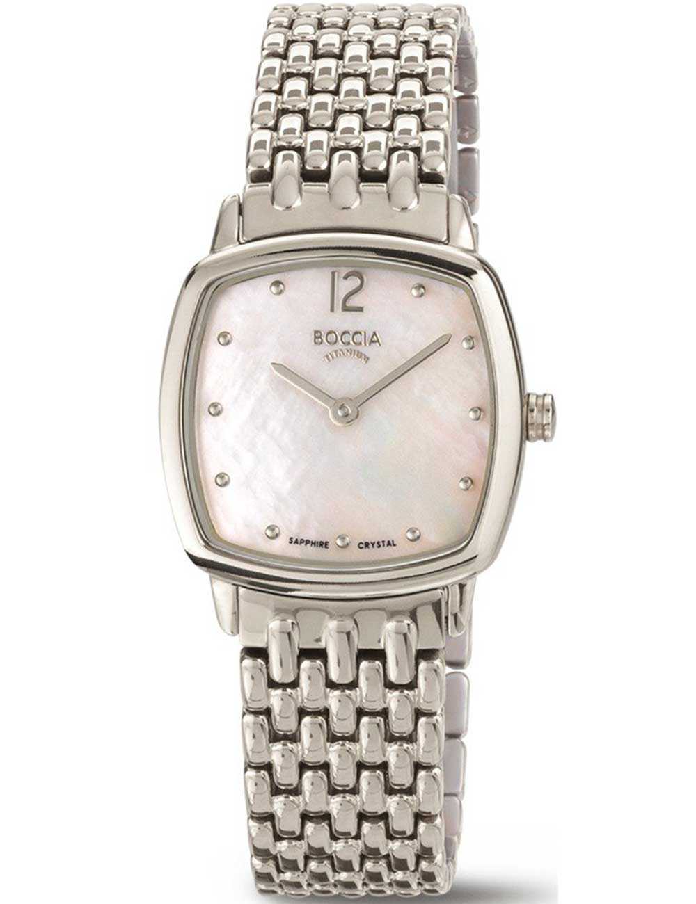 Boccia 3353-01 Titanium Sapphire crystal 25mm 5ATM