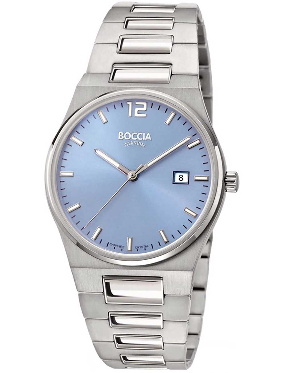 Boccia 3357-01 Titanium Sapphire crystal 33mm 5ATM
