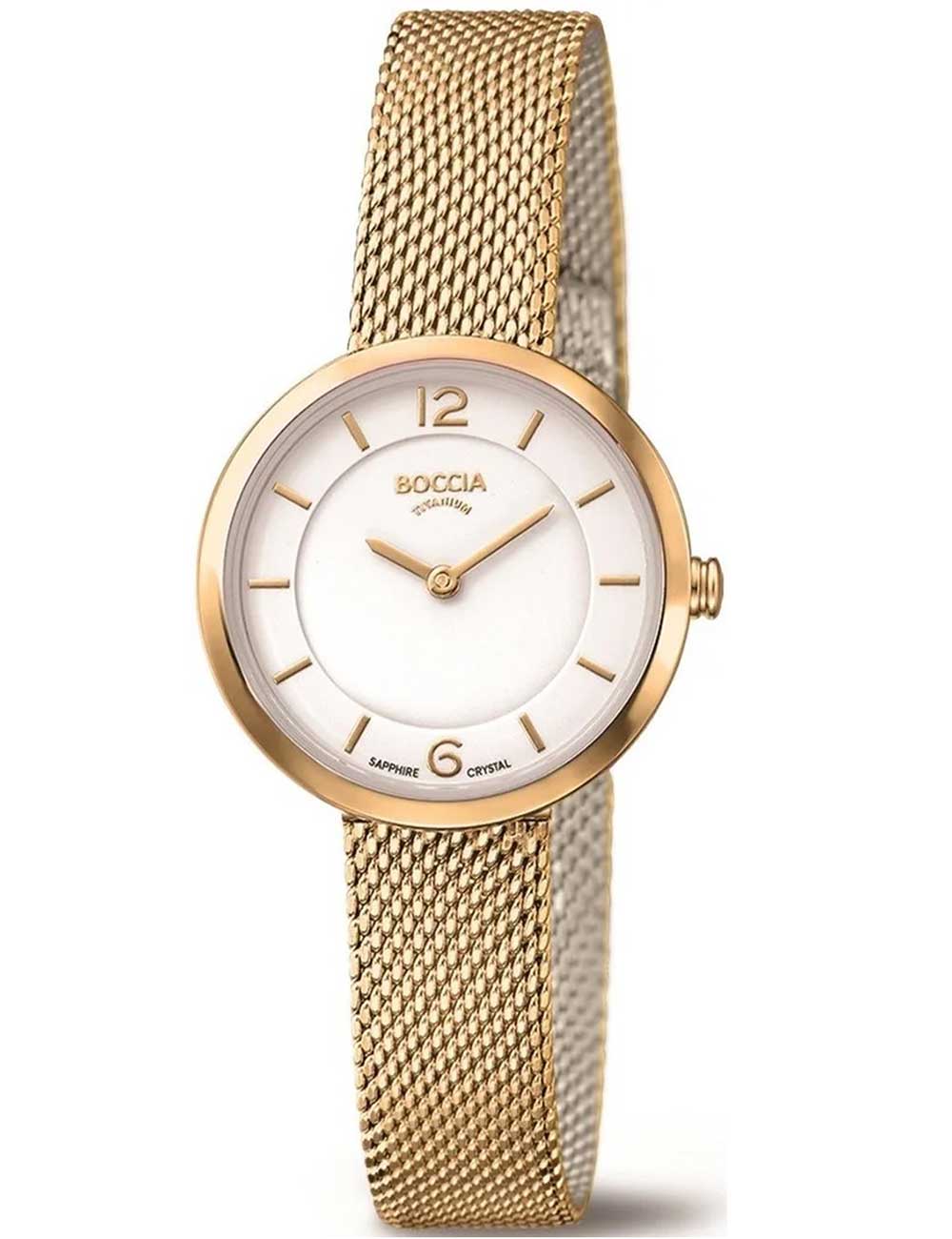Boccia 3266-08 Titanium Sapphire crystal 28mm 5ATM