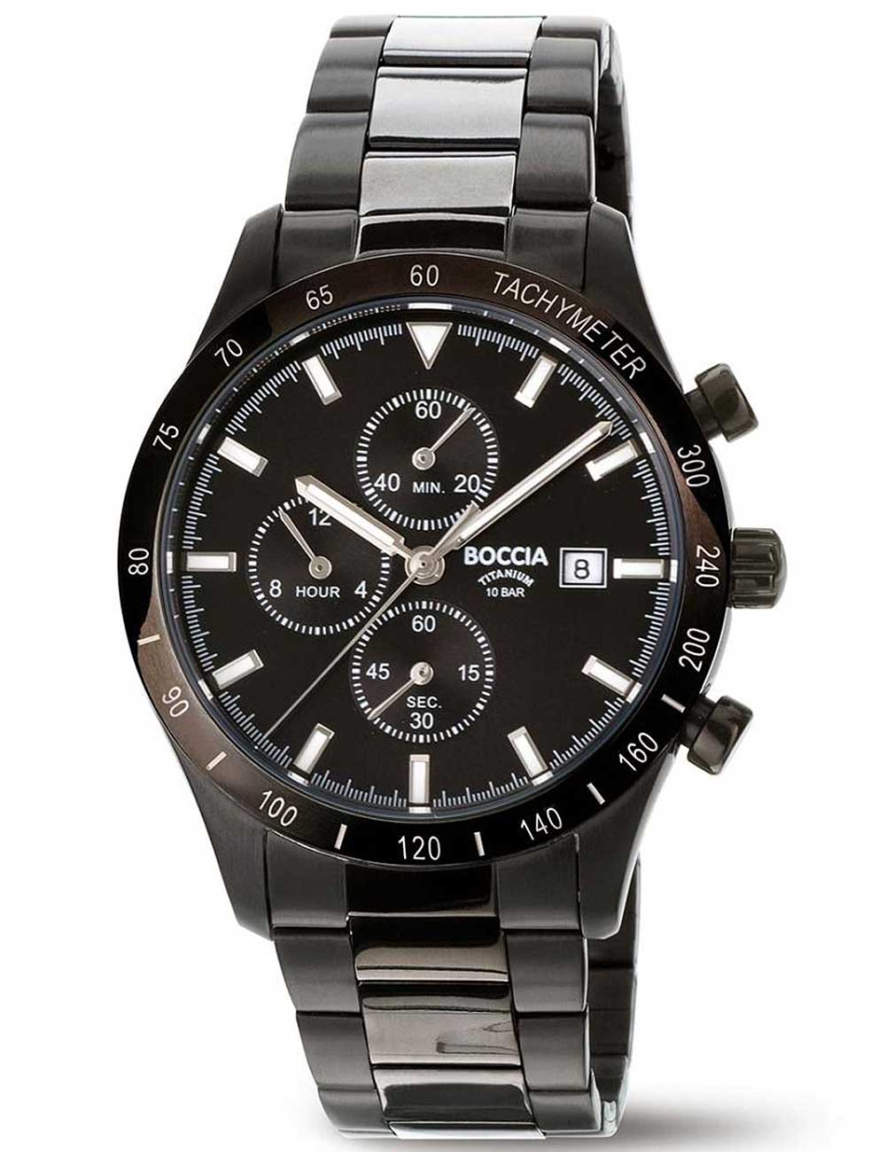 Boccia 3739-02 Titanium Chronograph 40mm 10ATM