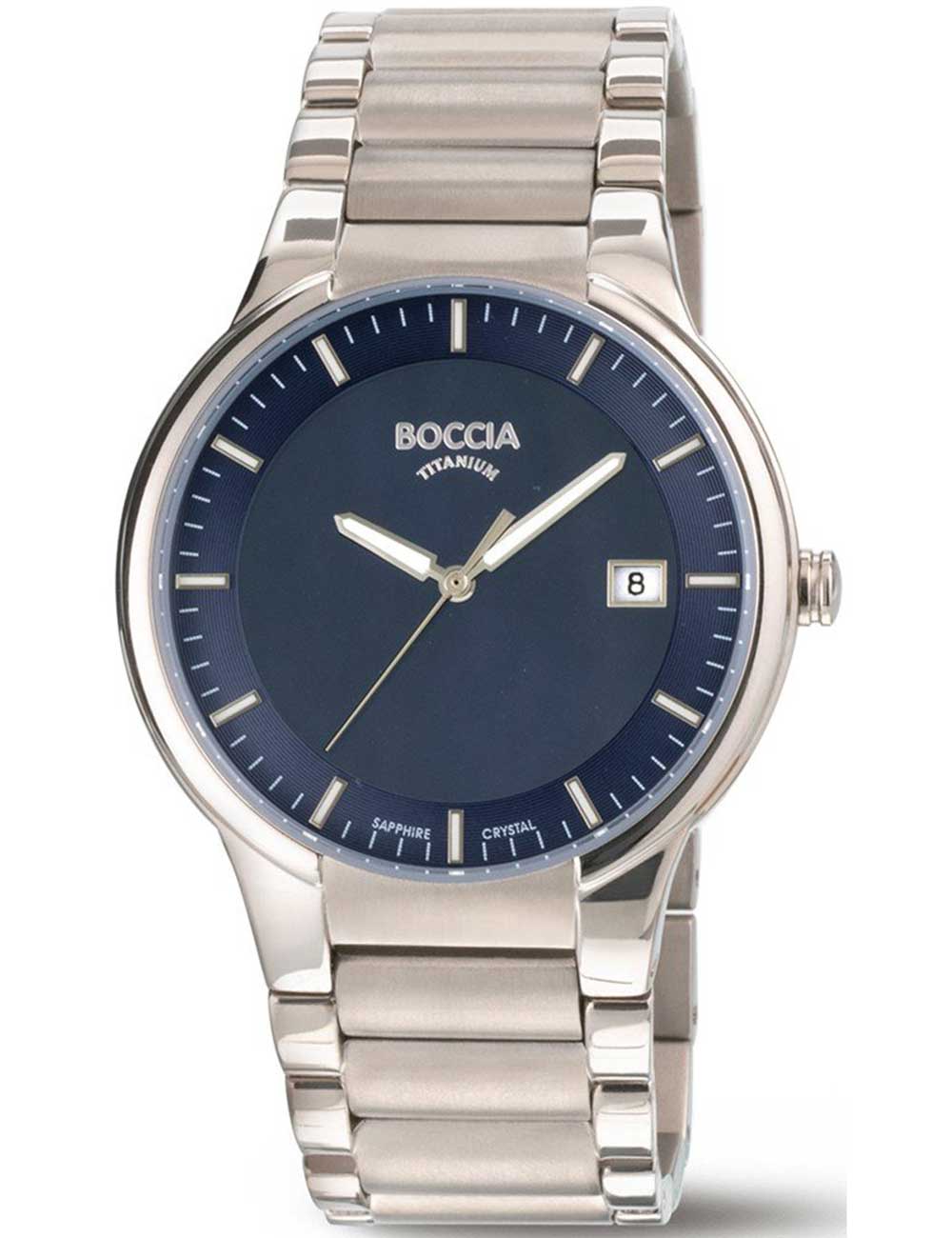 Boccia 3629-03 Titanium Sapphire crystal 39mm 5ATM