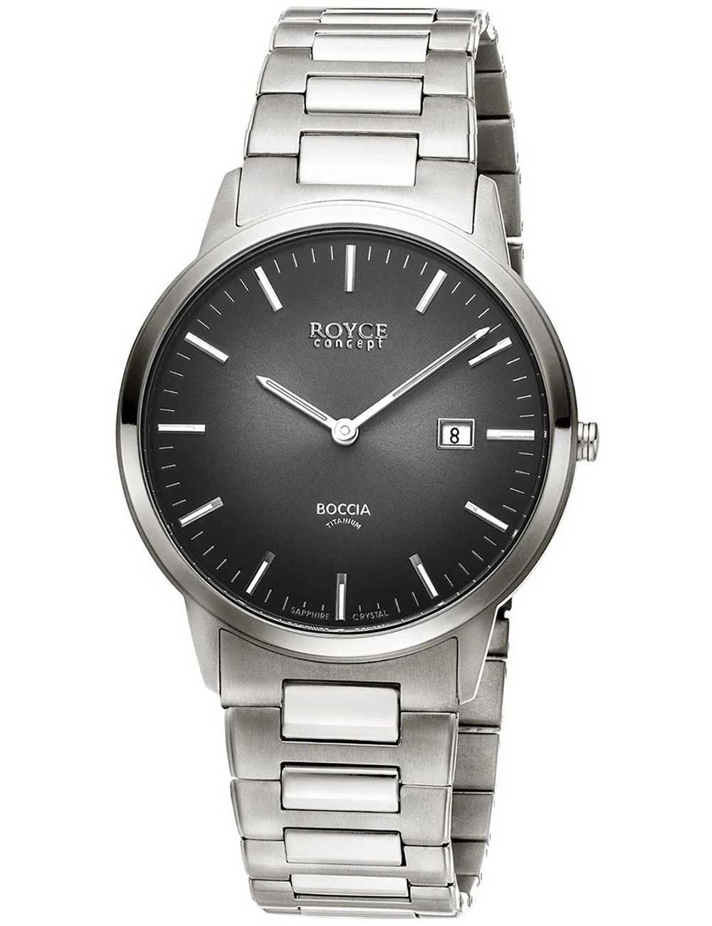 Boccia 3658-04 Titanium Sapphire crystal 39mm 5ATM