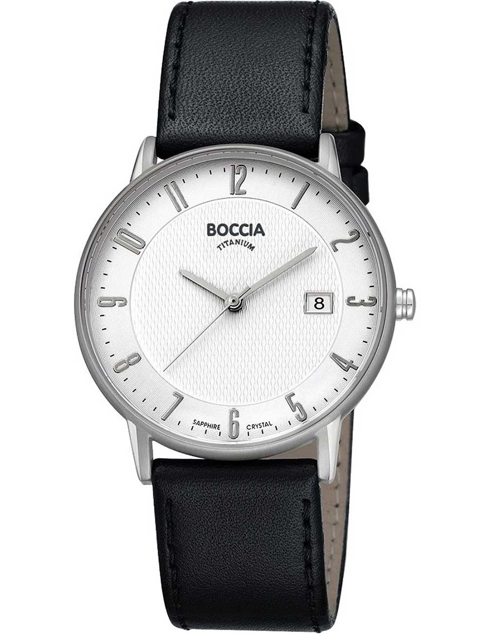 Boccia 3607-04 Titanium Sapphire crystal 39mm 5ATM