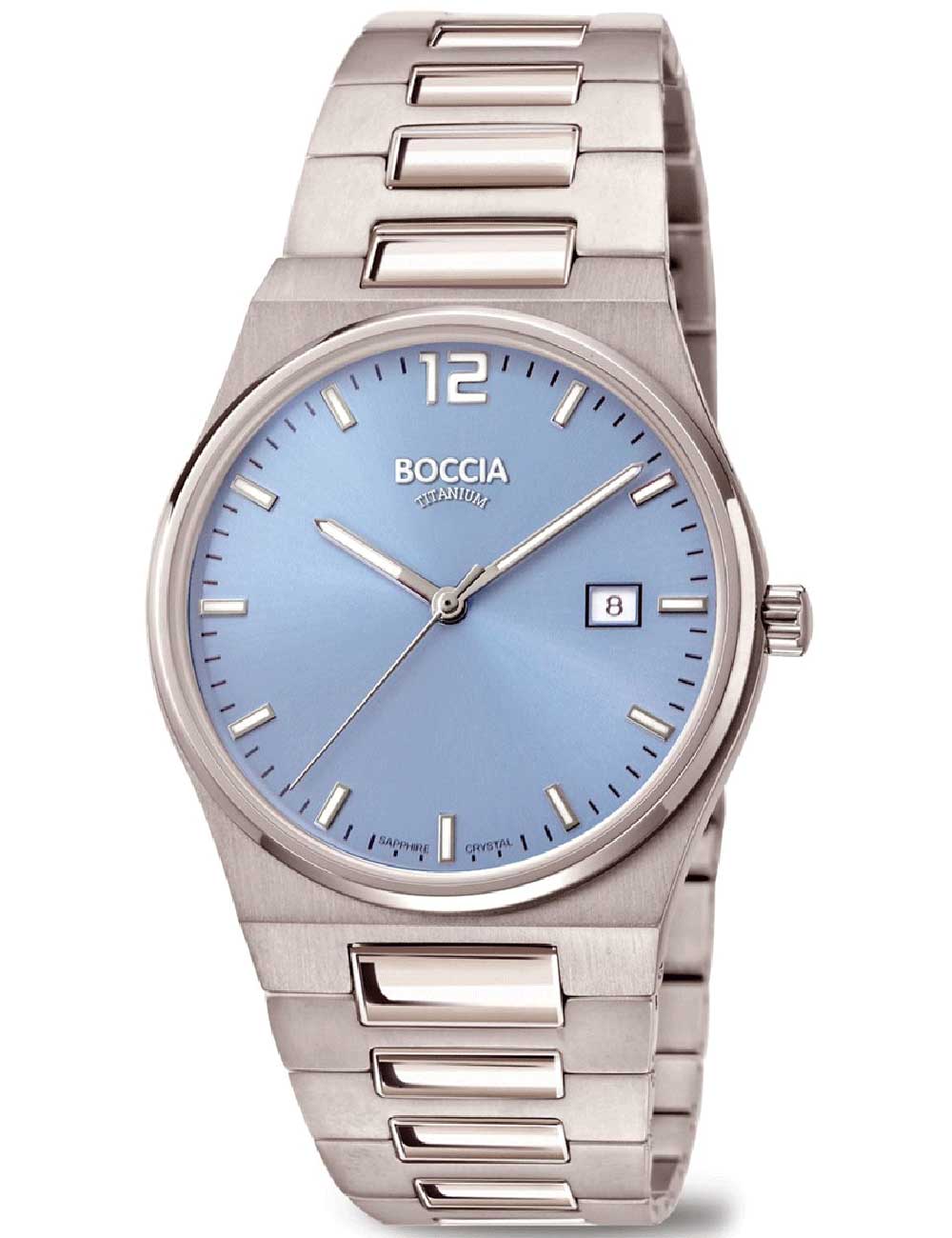 Boccia 3661-01 Titanium Sapphire crystal 39mm 5ATM