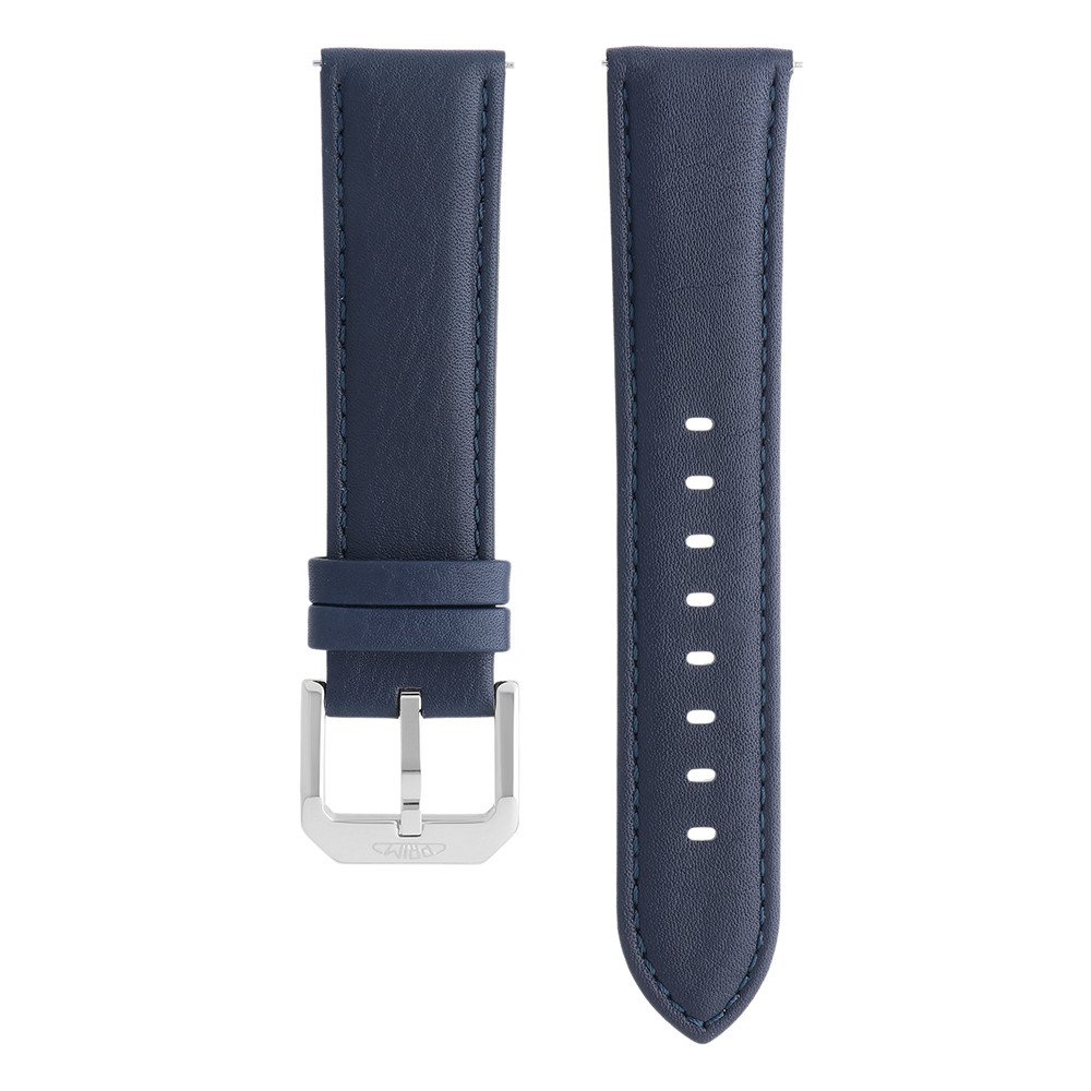 PRIM Řemínek RB.15888 (22 mm) - easy click - tmavě modrý/stříbrný, Modrá