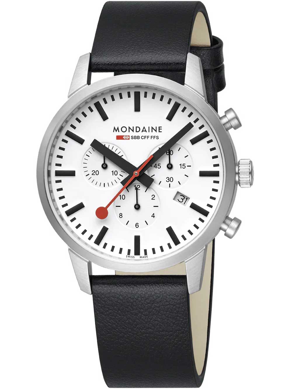 Mondaine MSD.41411.LBV SBB Neo Chronograph 41mm 5ATM