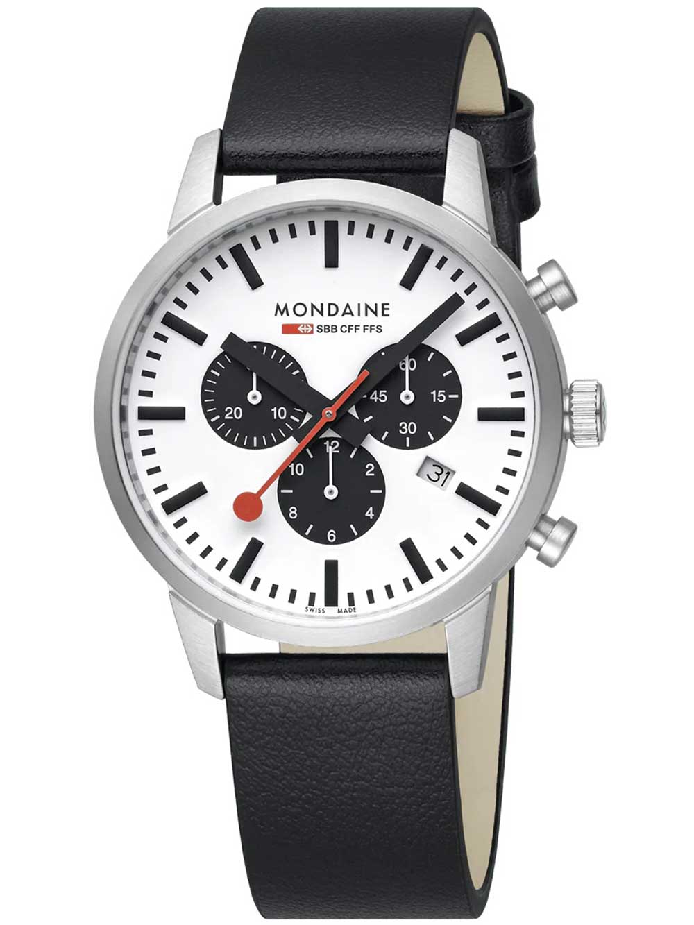 Mondaine MSD.41410.LBV SBB Neo Chronograph 41mm 5ATM