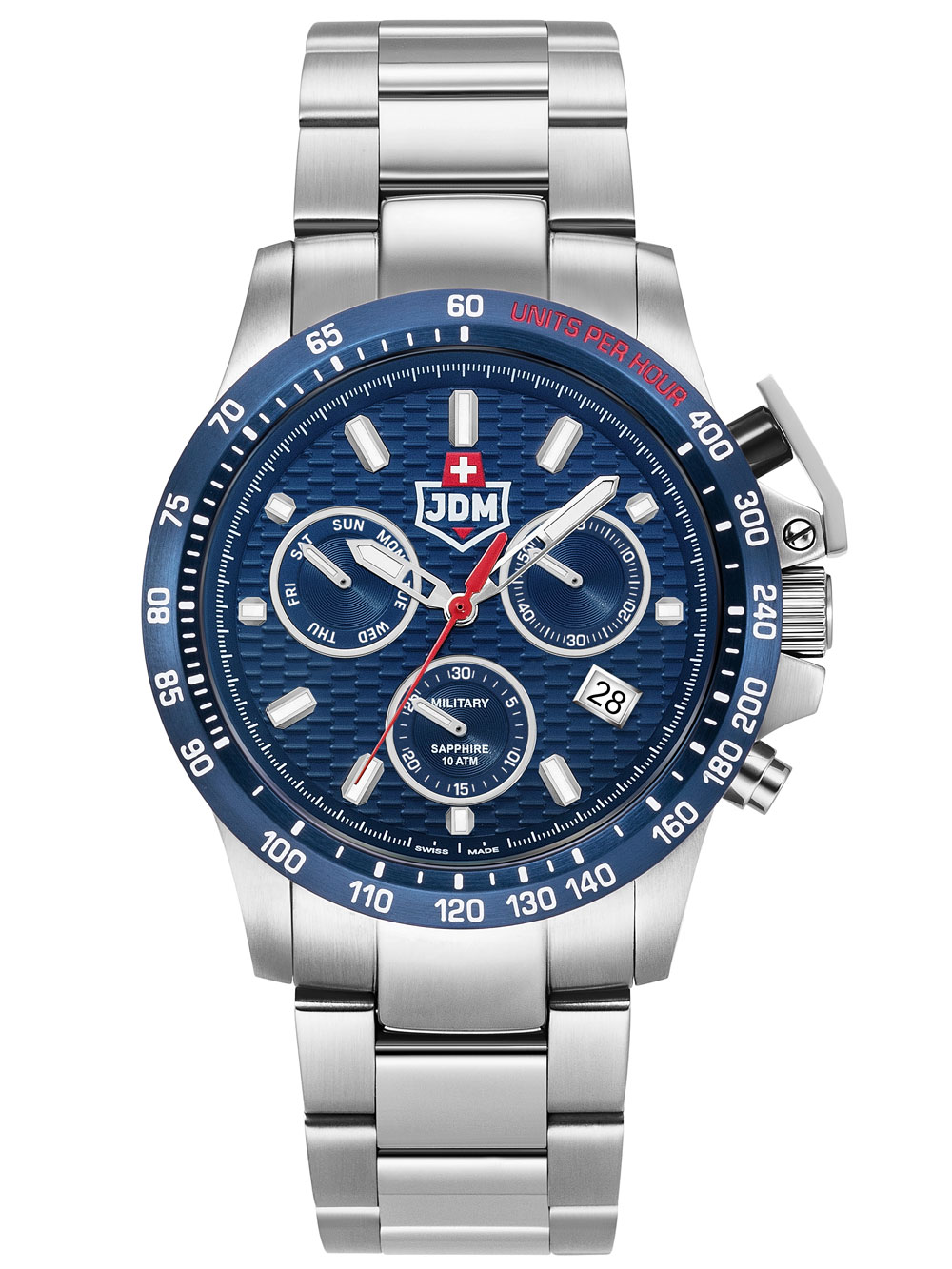 JDM Military JDM-WG017-02 Charlie ll Chronograph 45mm 10ATM