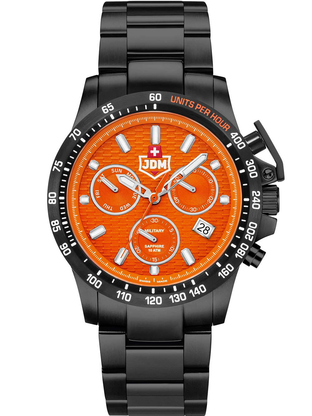 JDM Military JDM-WG017-04 Charlie ll Chronograph 45mm 10ATM