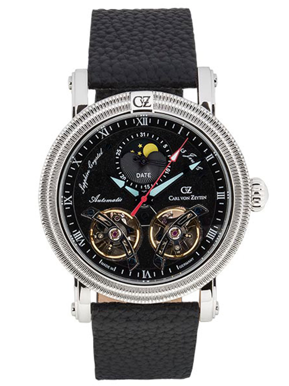 Carl von Zeyten CVZ0085BKS Schauinsland Automatic Limited 46mm 5ATM