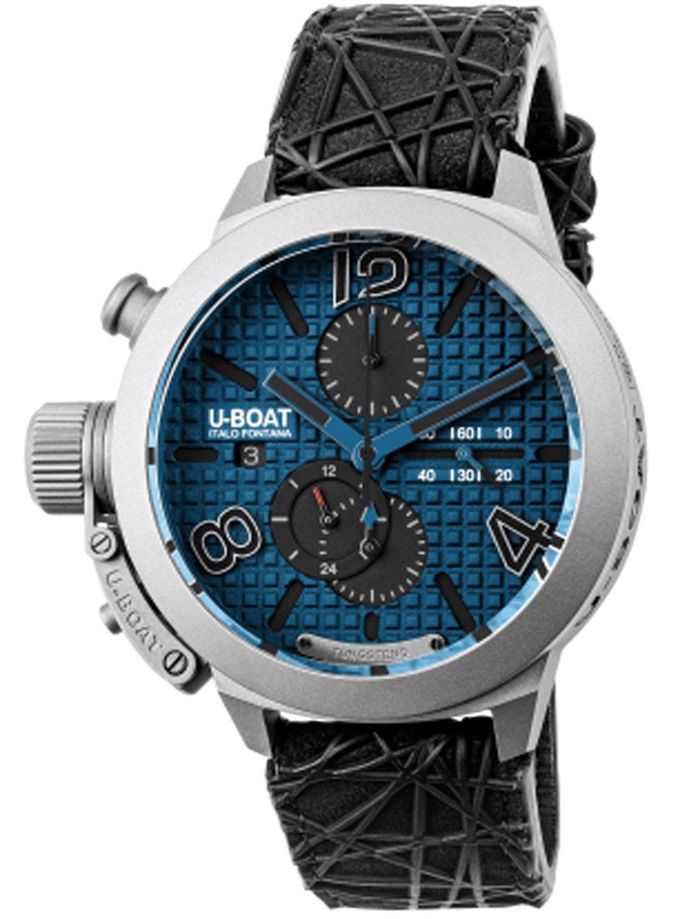 U-Boat 3003 Classico Titanium Blue Automatic Chronograph 45mm 10ATM