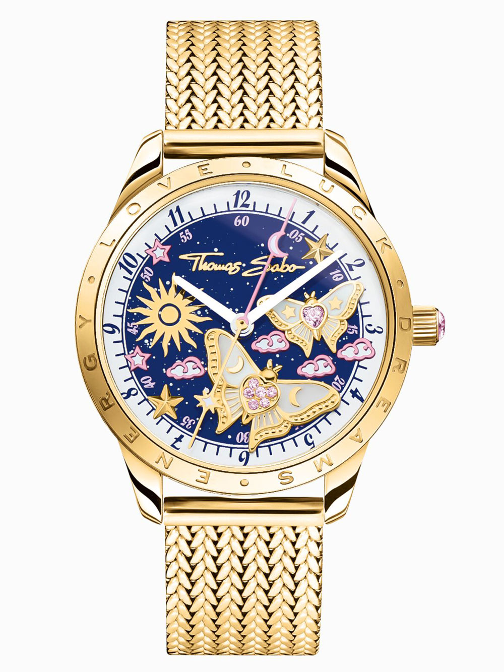 Thomas Sabo WA0430-291-207-33 butterflies gold-colored 33mm 5ATM