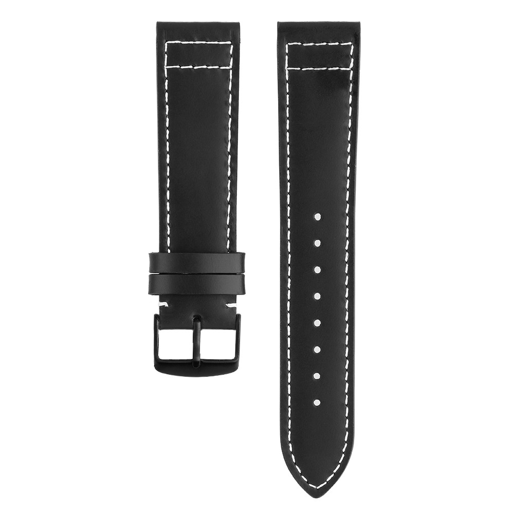 PRIM Řemínek RB.13238 (22 mm) - černý, Bílá || Černá