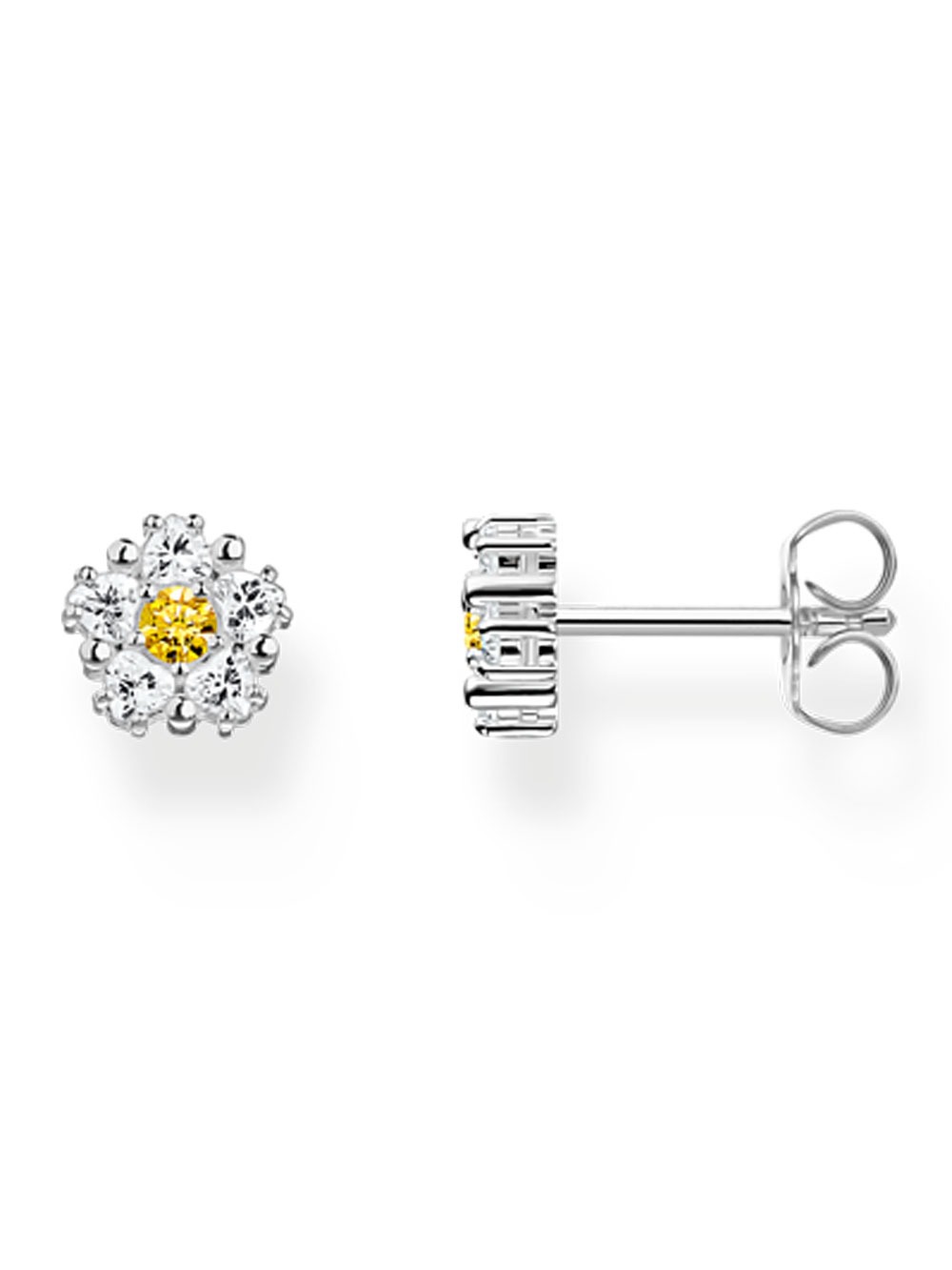 Thomas Sabo H2297-051-4 ear studs flower small silver