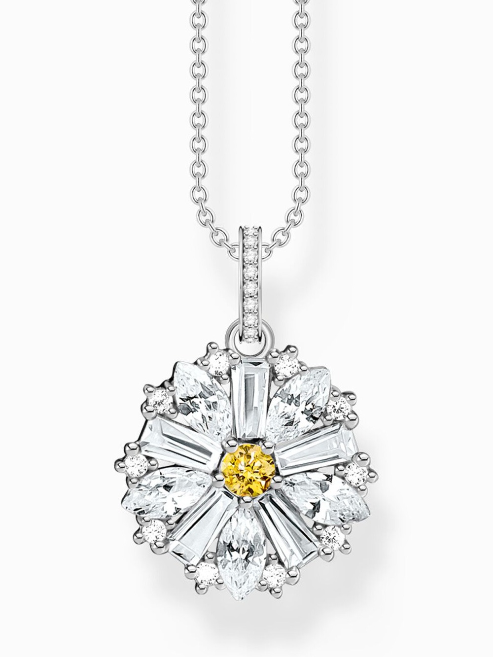 Thomas Sabo KE2086-051-4-L45V chain with flowern nárameks silver