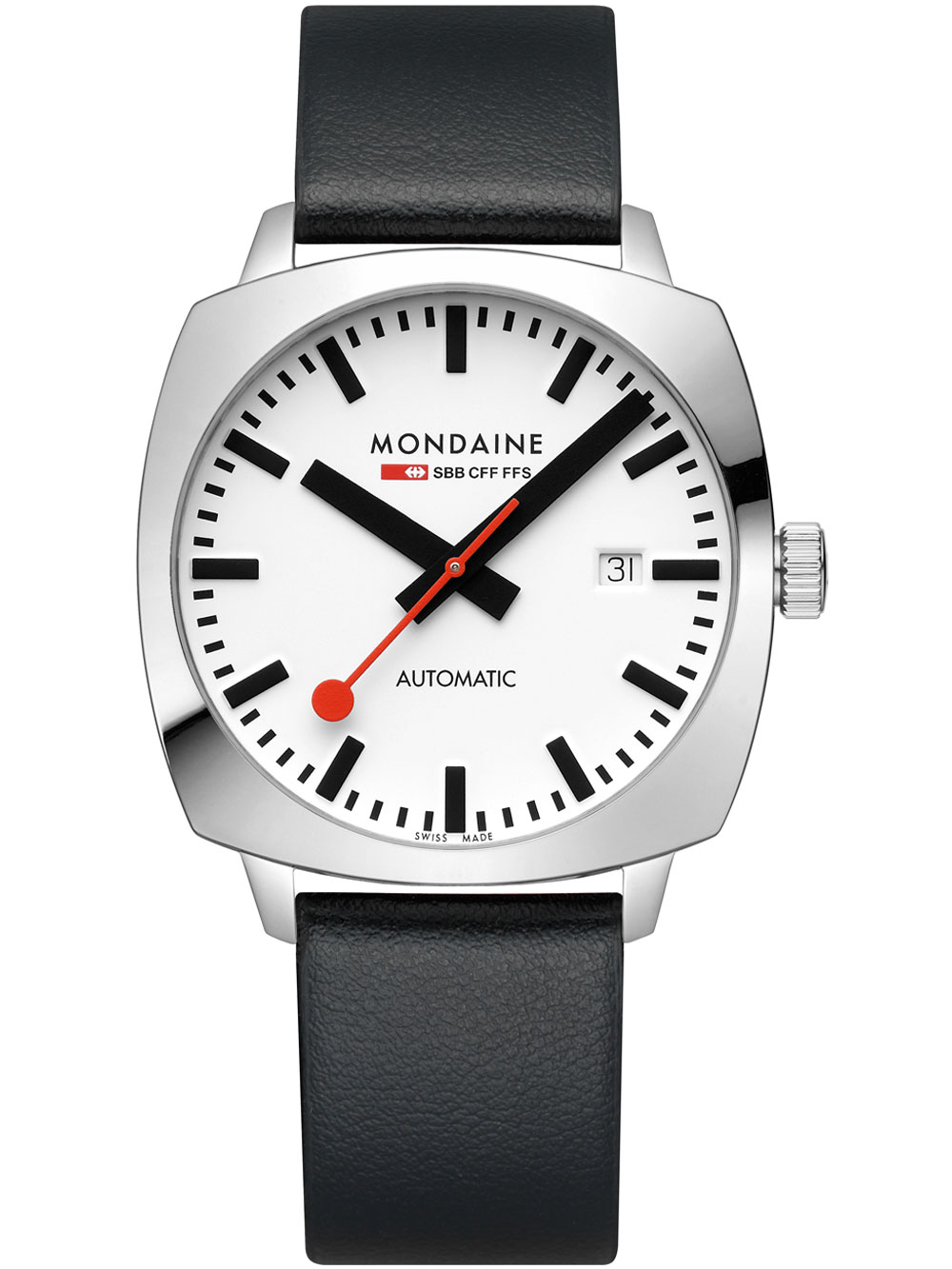 Mondaine MSL.3961B.LBV Cushion Automatic 39mm 10ATM